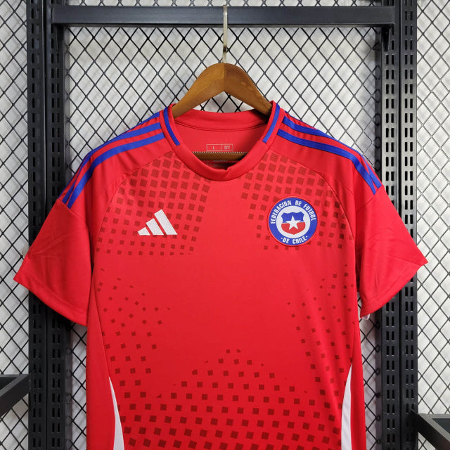 Camisa Chile I 2024 Torcedor (Sob encomenda)