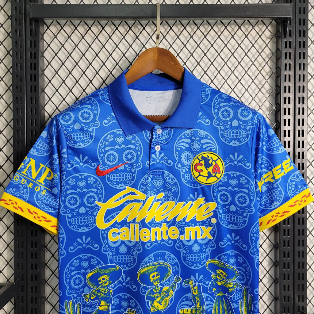 Camisa Polo Club América 'Dia de Los Muertos' 23/24 Torcedor (Sob encomenda)