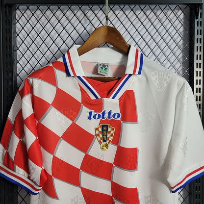 Camisa Croácia I 1998 Retrô (Sob encomenda)