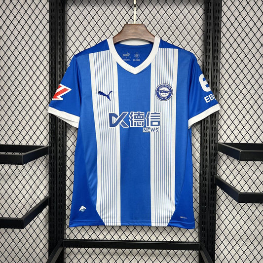 Camisa Deportivo Alavés I 24/25 Torcedor (Sob encomenda)