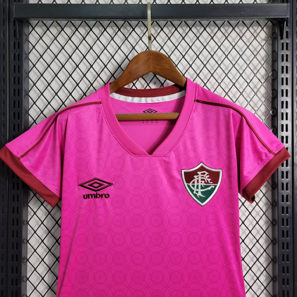 Camisa Fluminense 'Outubro Rosa' 23/24 Feminina (Sob encomenda)