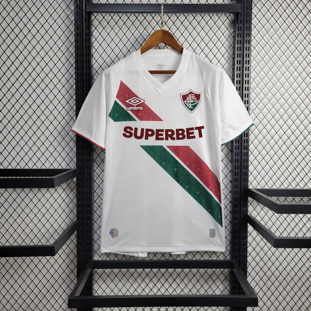 Camisa Fluminense II 24/25 Torcedor com Patrocínio Master (Sob encomenda)