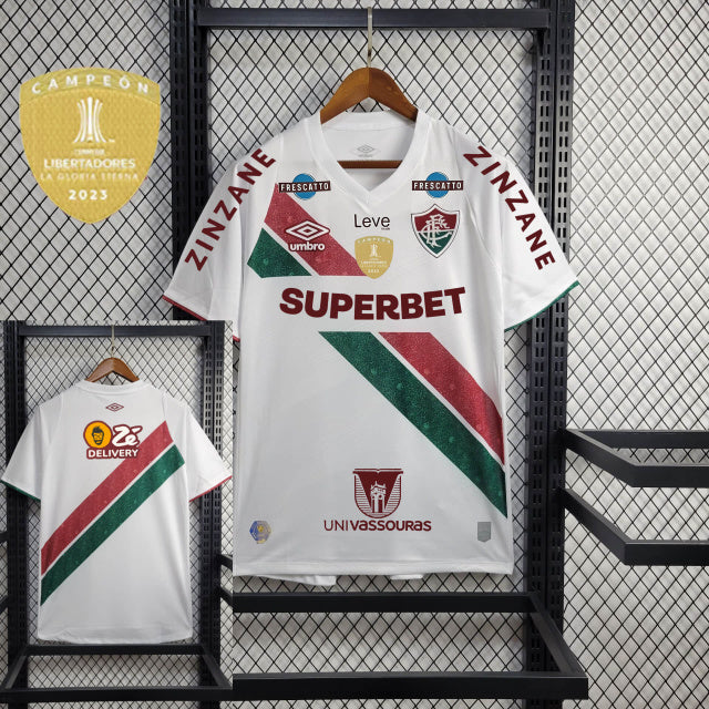 Camisa Fluminense II 24/25 Torcedor com Patch e Patrocínios (Sob encomenda)