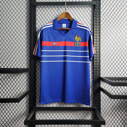 Camisa França I 84/86 Retrô (Sob encomenda)