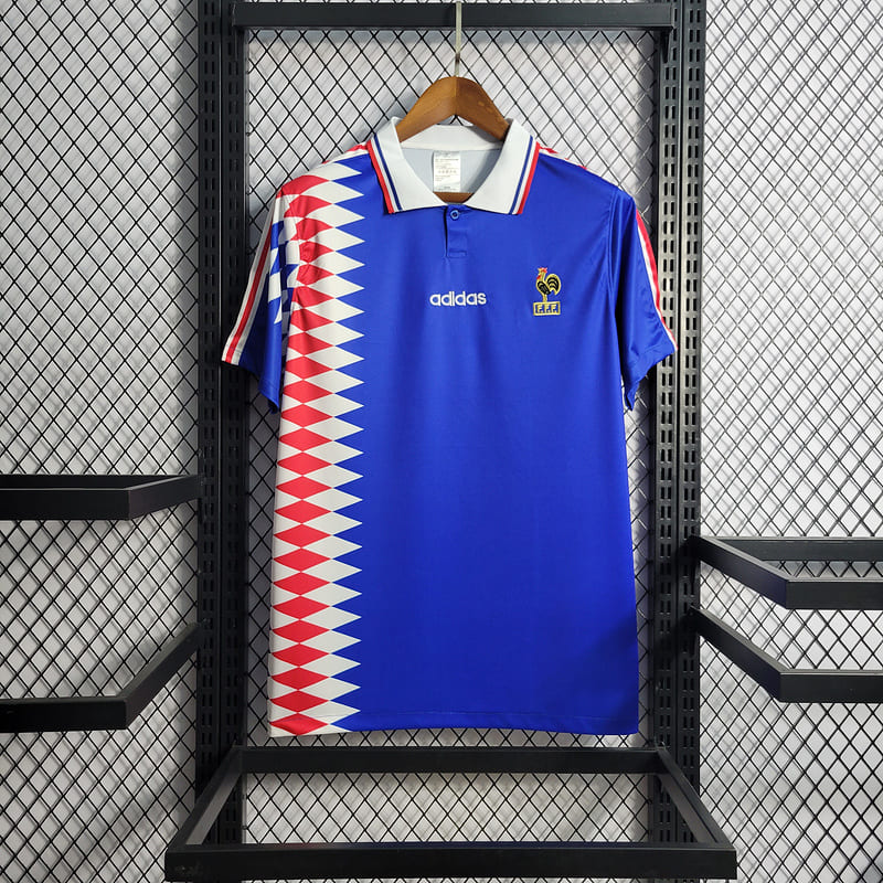 Camisa França I 1994 Retrô (Sob encomenda)