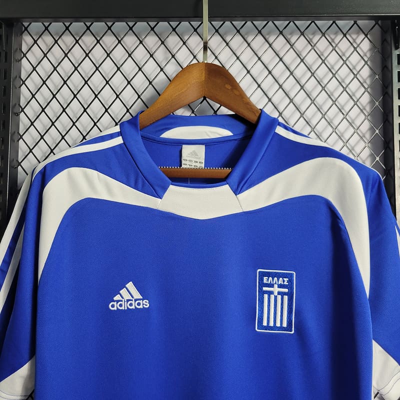 Camisa Grécia II 2004 Retrô (Sob encomenda)