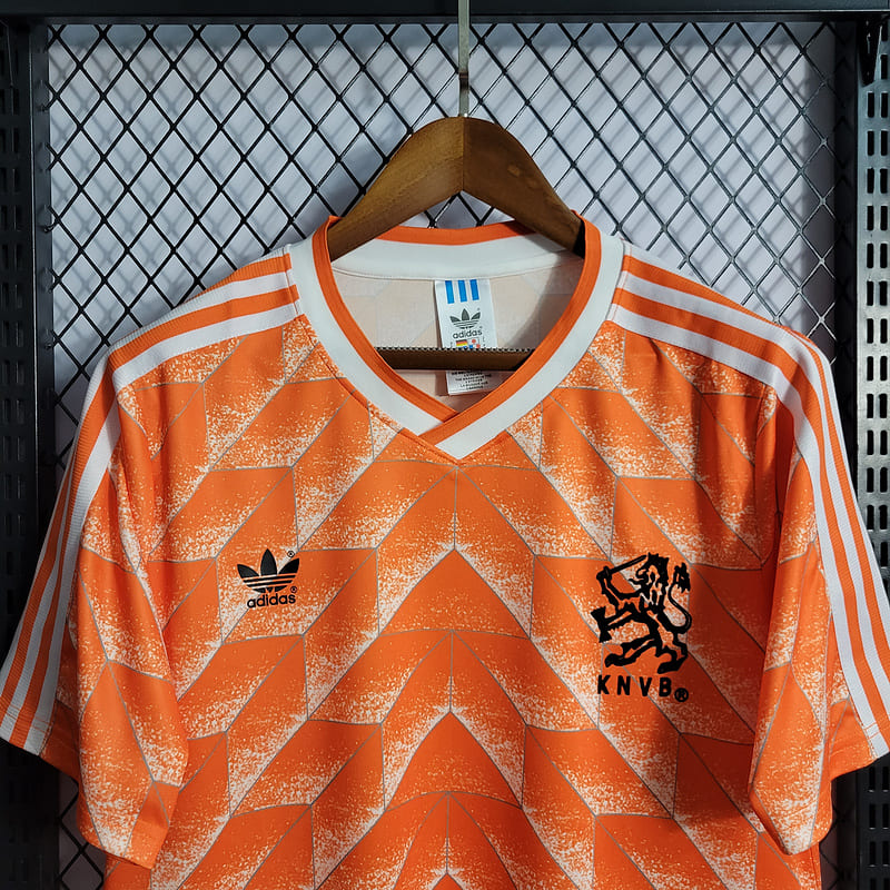 Camisa Holanda I 1988 Retrô (Sob encomenda)