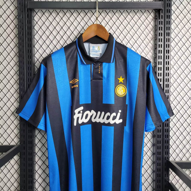 Camisa Inter de Milão I 92/93 Retrô (Sob encomenda)