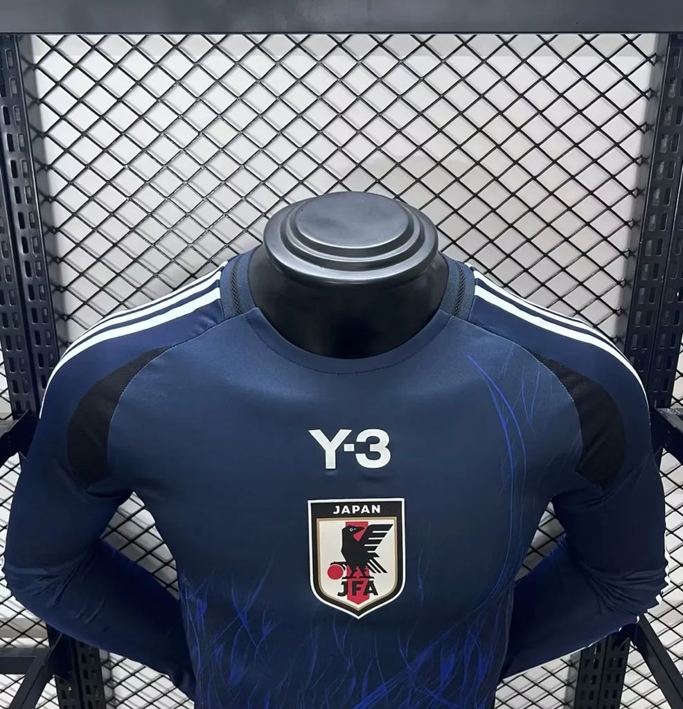 Camisa Japão I 2024 Jogador Manga Longa (Sob encomenda)