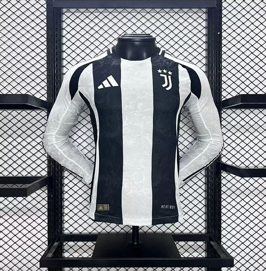 Camisa Juventus I 24/25 Jogador Manga Longa (Sob encomenda)