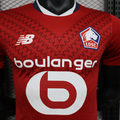 Camisa Lille I 24/25 Jogador (Sob encomenda)