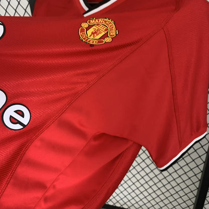 Camisa Manchester United I 01/02 Retrô (Sob encomenda)