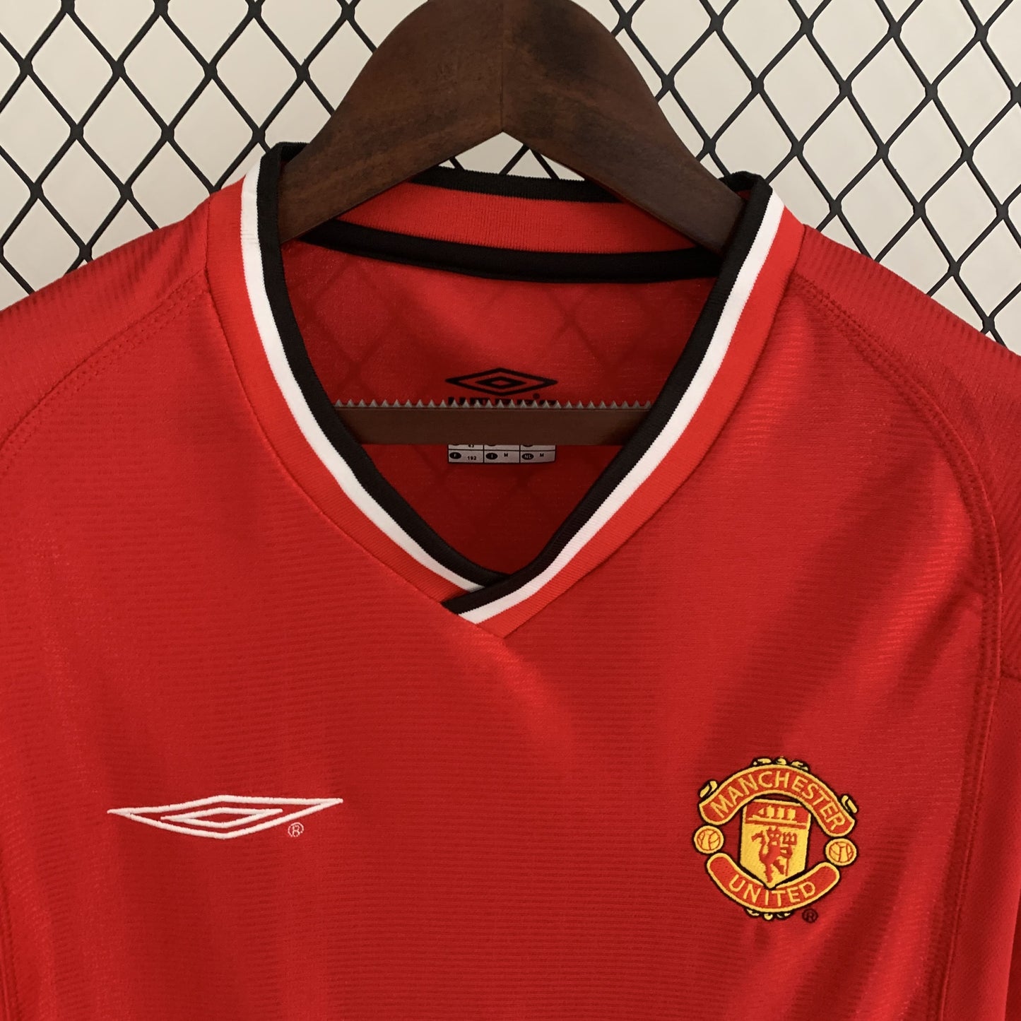 Camisa Manchester United I 01/02 Retrô (Sob encomenda)