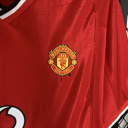 Camisa Manchester United I 01/02 Retrô (Sob encomenda)