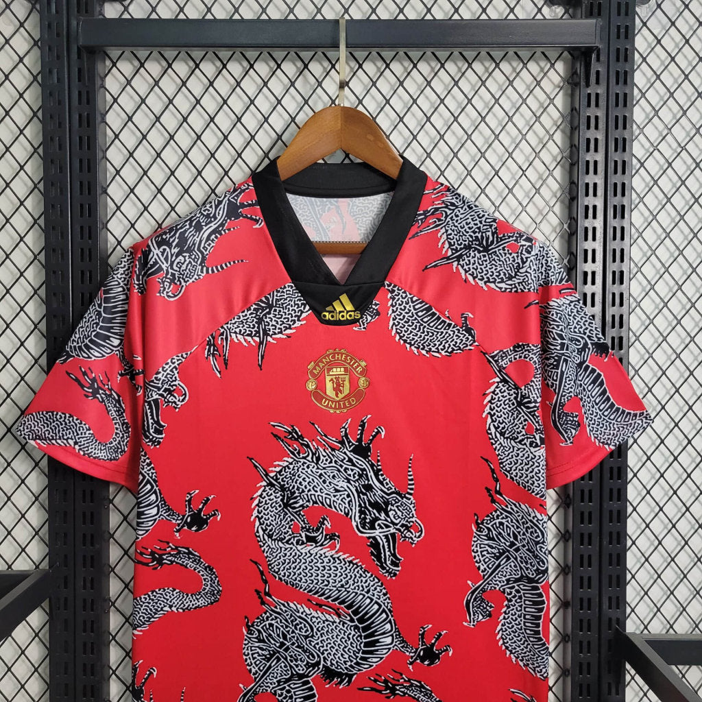 Camisa Manchester United 'Ano Novo Chinês' 19/20 Retrô (Sob encomenda)