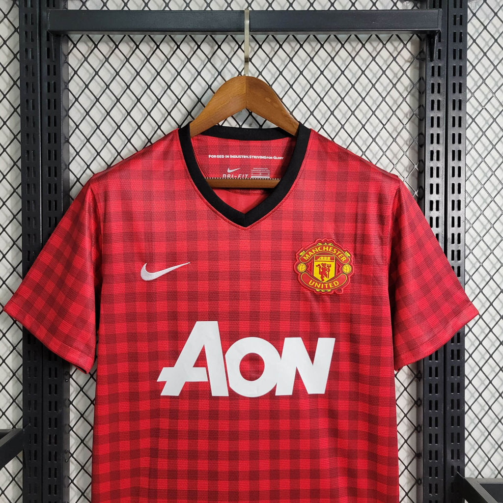 Camisa Manchester United I 12/13 Retrô (Sob encomenda)