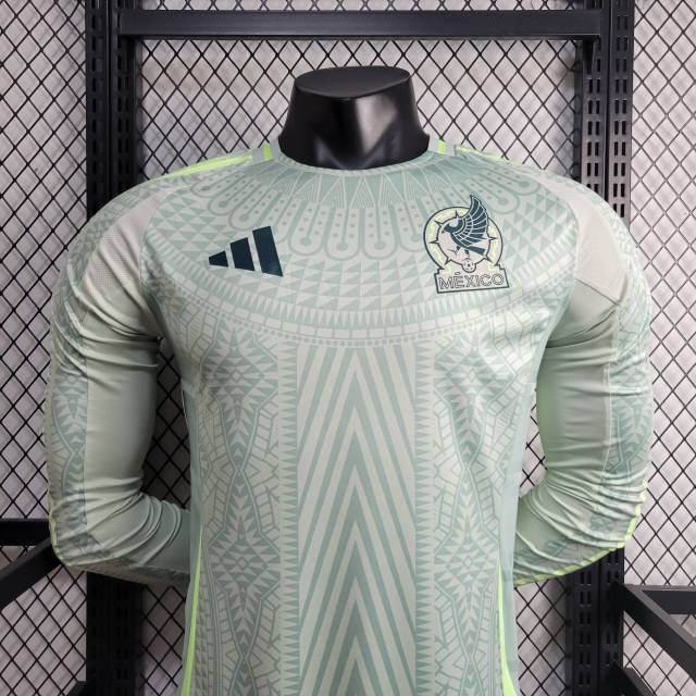 Camisa México II 2024 Jogador Manga Longa (Sob encomenda)