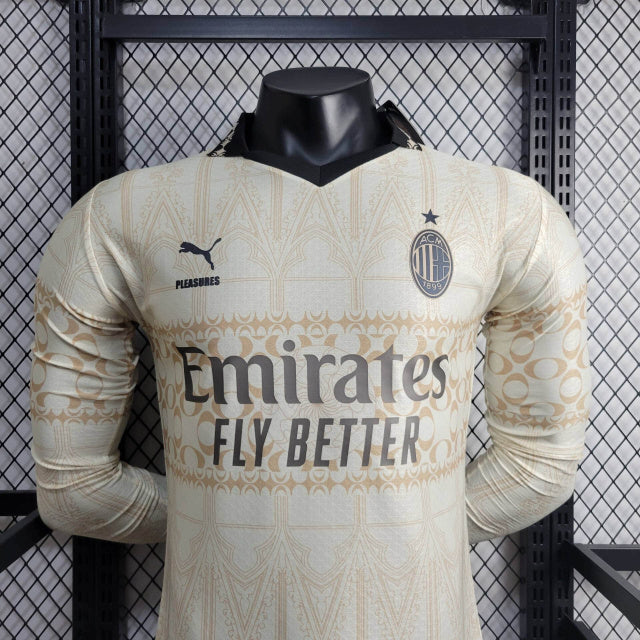 Camisa Milan Goleiro 24/25 Jogador Manga Longa (Sob encomenda)