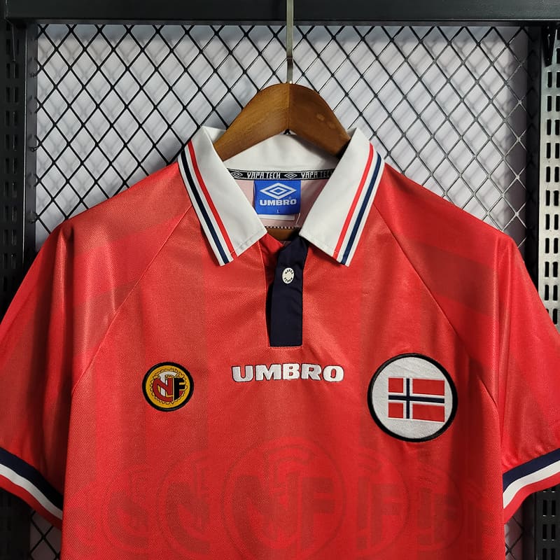 Camisa Noruega I 98/99 Retrô (Sob encomenda)