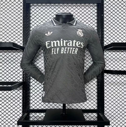 Camisa Real Madrid III 24/25 Jogador Manga Longa (Sob encomenda)