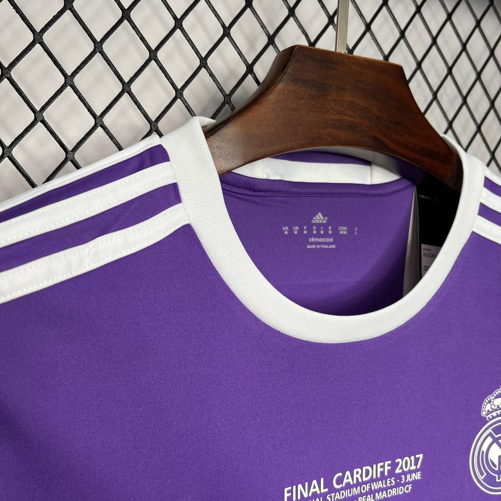 Camisa Real Madrid I 'Final Cardiff 2017' 16/17 Retrô (Sob encomenda)