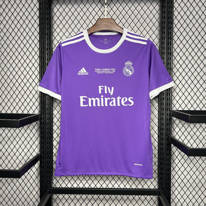 Camisa Real Madrid I 'Final Cardiff 2017' 16/17 Retrô (Sob encomenda)