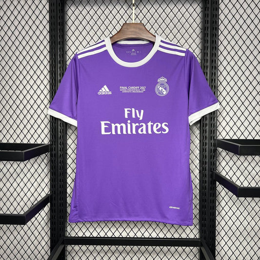 Camisa Real Madrid I 'Final Cardiff 2017' 16/17 Retrô (Sob encomenda)