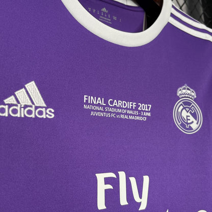 Camisa Real Madrid I 'Final Cardiff 2017' 16/17 Retrô (Sob encomenda)