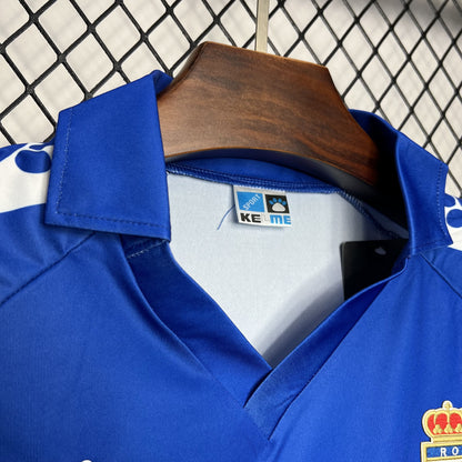 Camisa Real Oviedo I 90/91 Retrô (Sob encomenda)