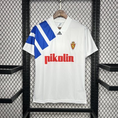 Camisa Real Zaragoza I 92/93 Retrô (Sob encomenda)