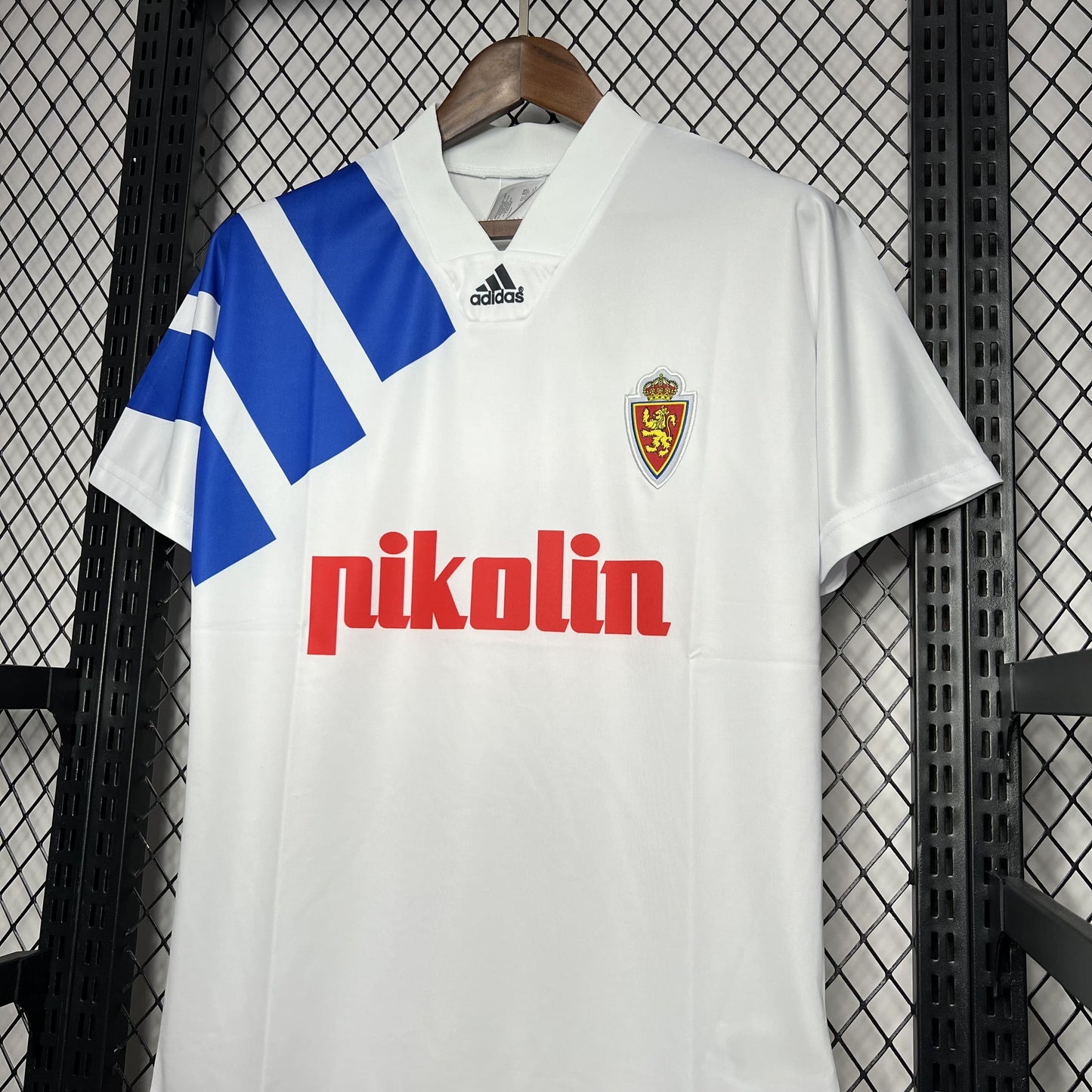 Camisa Real Zaragoza I 92/93 Retrô (Sob encomenda)