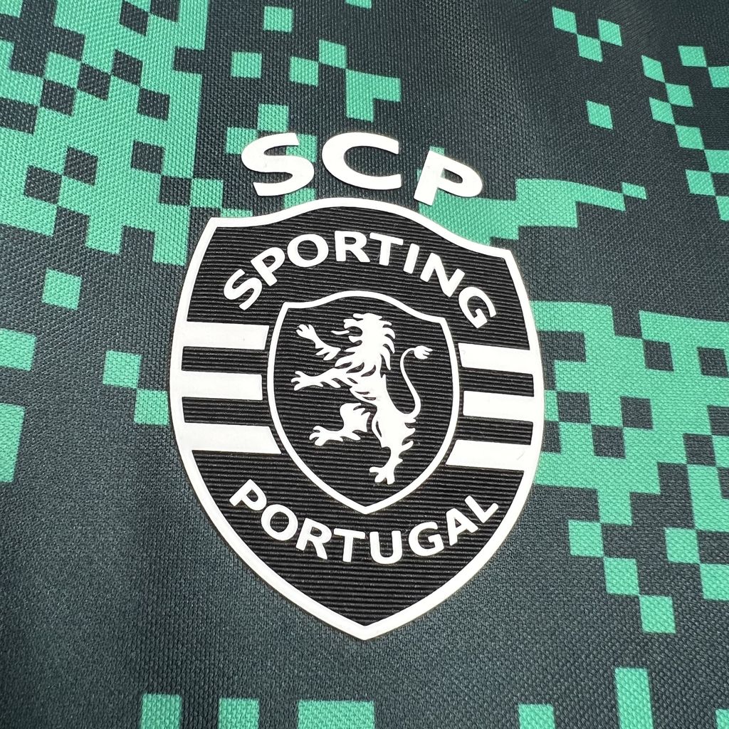 Camisa Sporting Pré-Jogo 24/25 Torcedor (Sob encomenda)