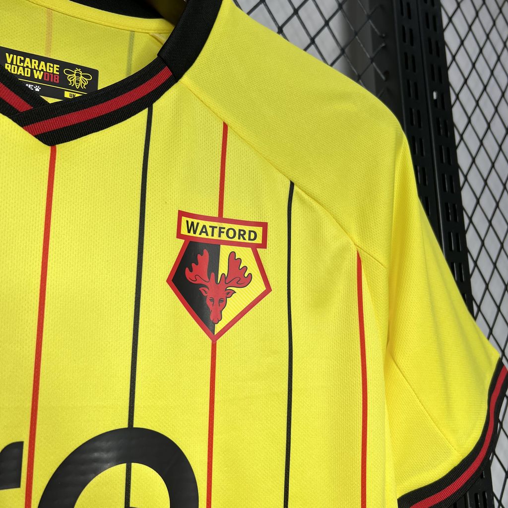 Camisa Watford I 24/25 Torcedor (Sob encomenda)