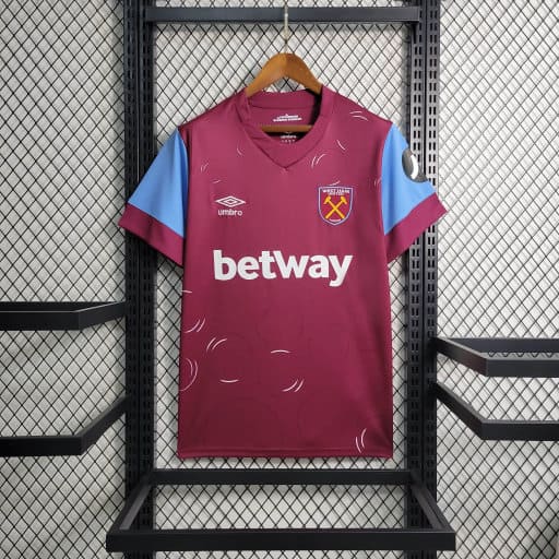 Camisa West Ham I 23/24 Torcedor (Sob encomenda)