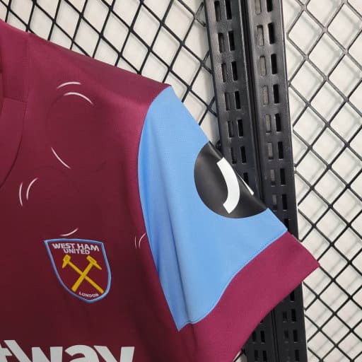 Camisa West Ham I 23/24 Torcedor (Sob encomenda)