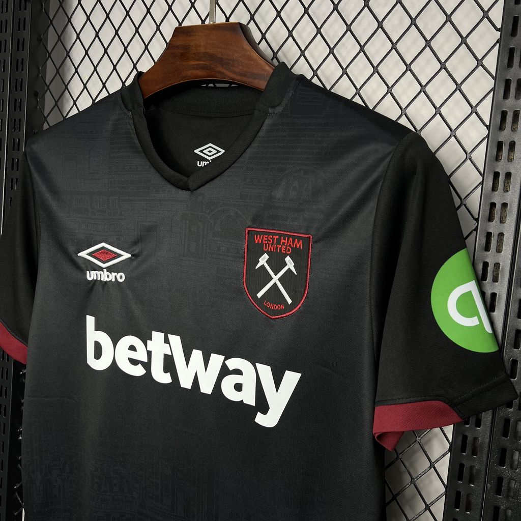 Camisa West Ham II 24/25 Torcedor (Sob encomenda)