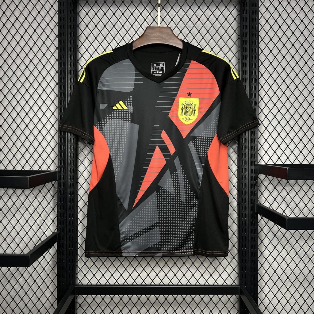 Camisa Espanha Goleiro 2024 Torcedor (Sob encomenda)