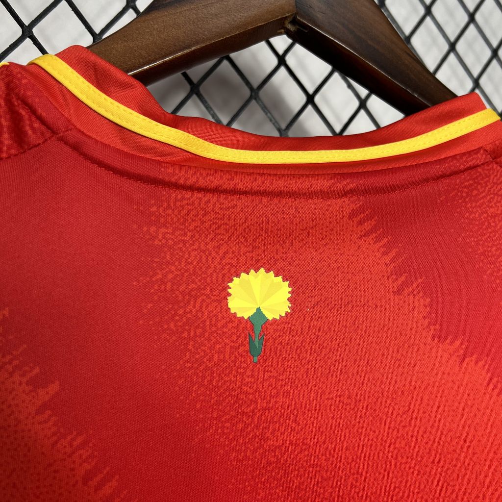 Camisa Espanha I 2024 Feminina (Sob encomenda)