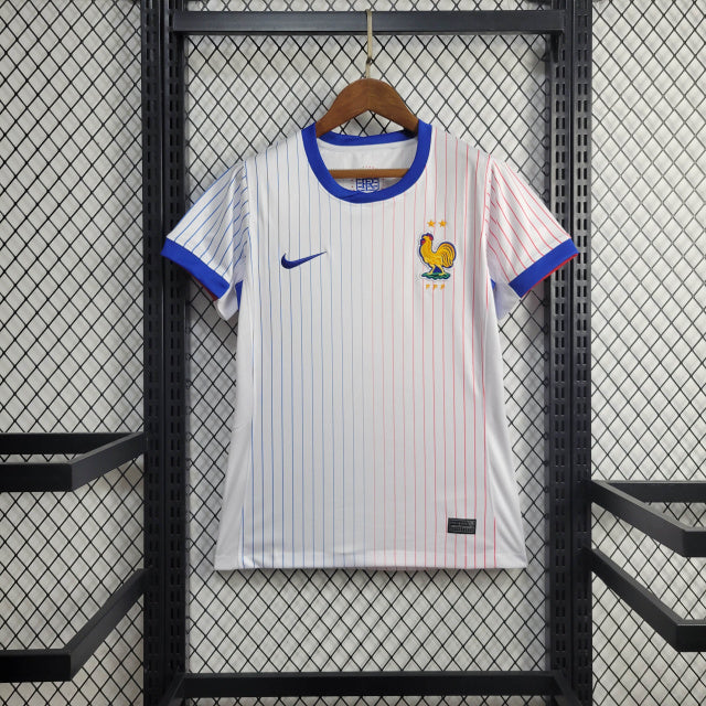 Camisa França II 2024 Feminina (Sob encomenda)