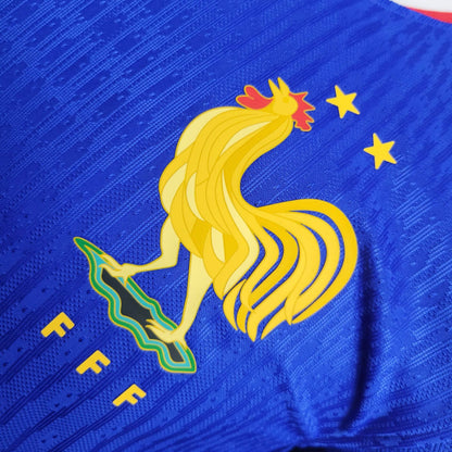 Camisa França I 2024 Jogador (Sob encomenda)