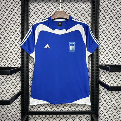 Camisa Grécia I 2004 Retrô (Sob encomenda)