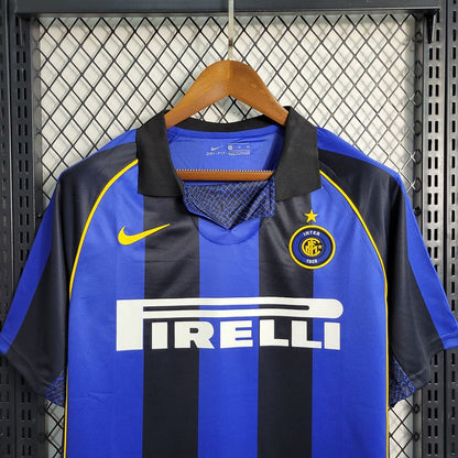 Camisa Inter de Milão I 01/02 Retrô (Sob encomenda)