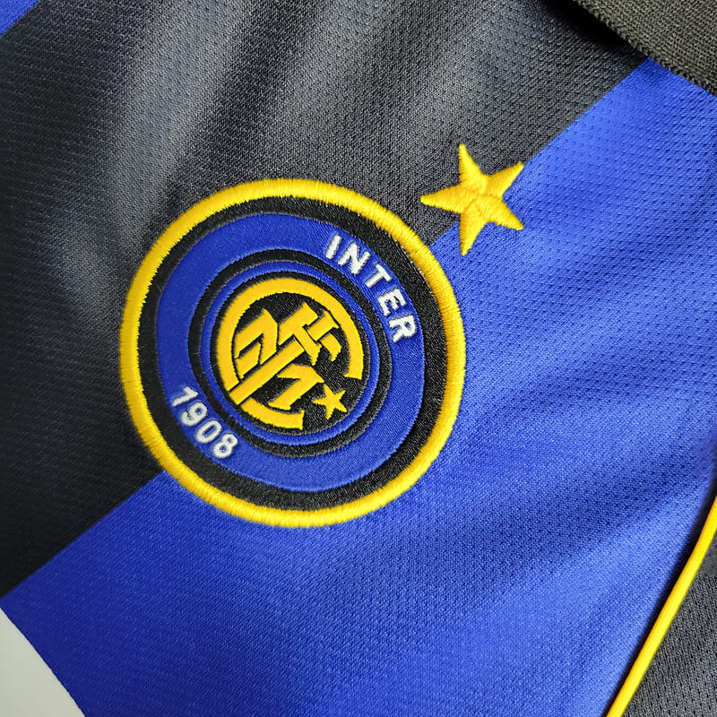 Camisa Inter de Milão I 01/02 Retrô (Sob encomenda)