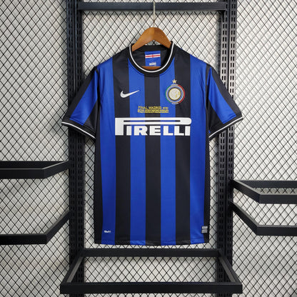 Camisa Inter de Milão I 09/10 Retrô (Sob encomenda)