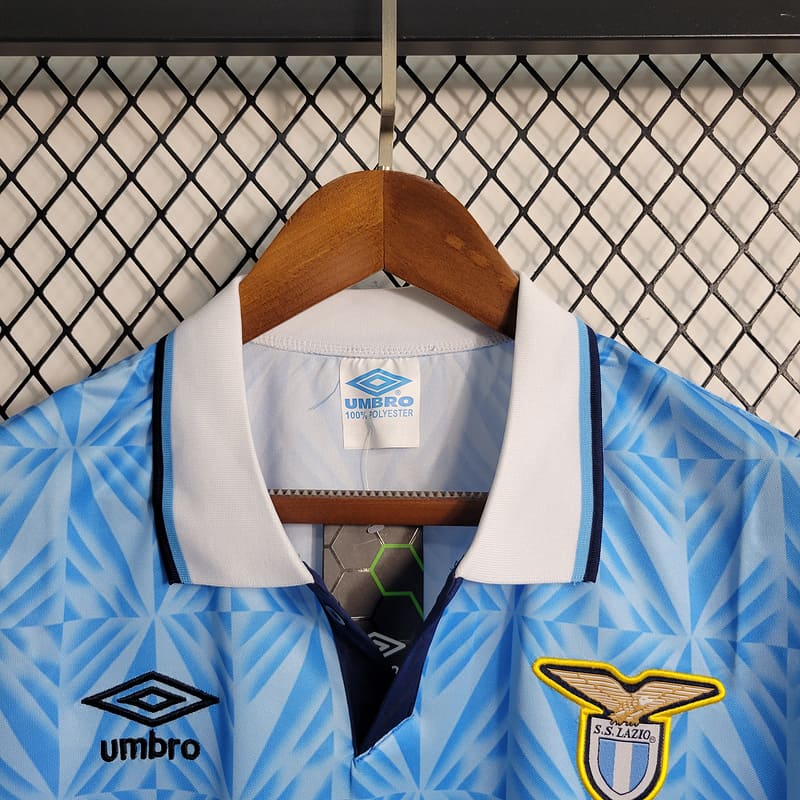 Camisa Lázio I 1991 Retrô (Sob encomenda)