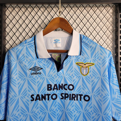 Camisa Lázio I 1991 Retrô (Sob encomenda)