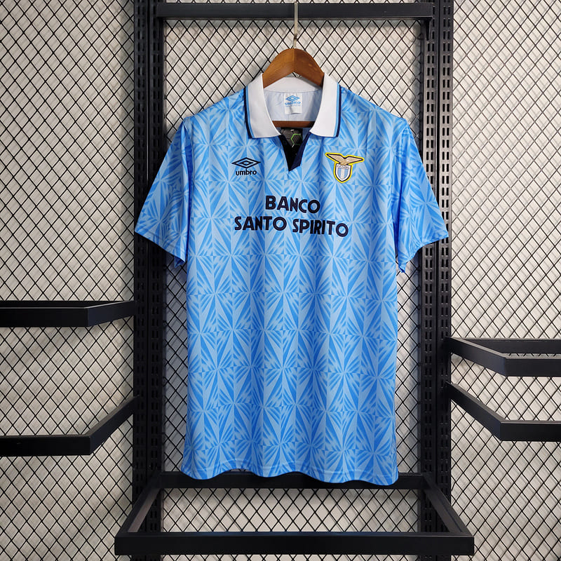 Camisa Lázio I 1991 Retrô (Sob encomenda)