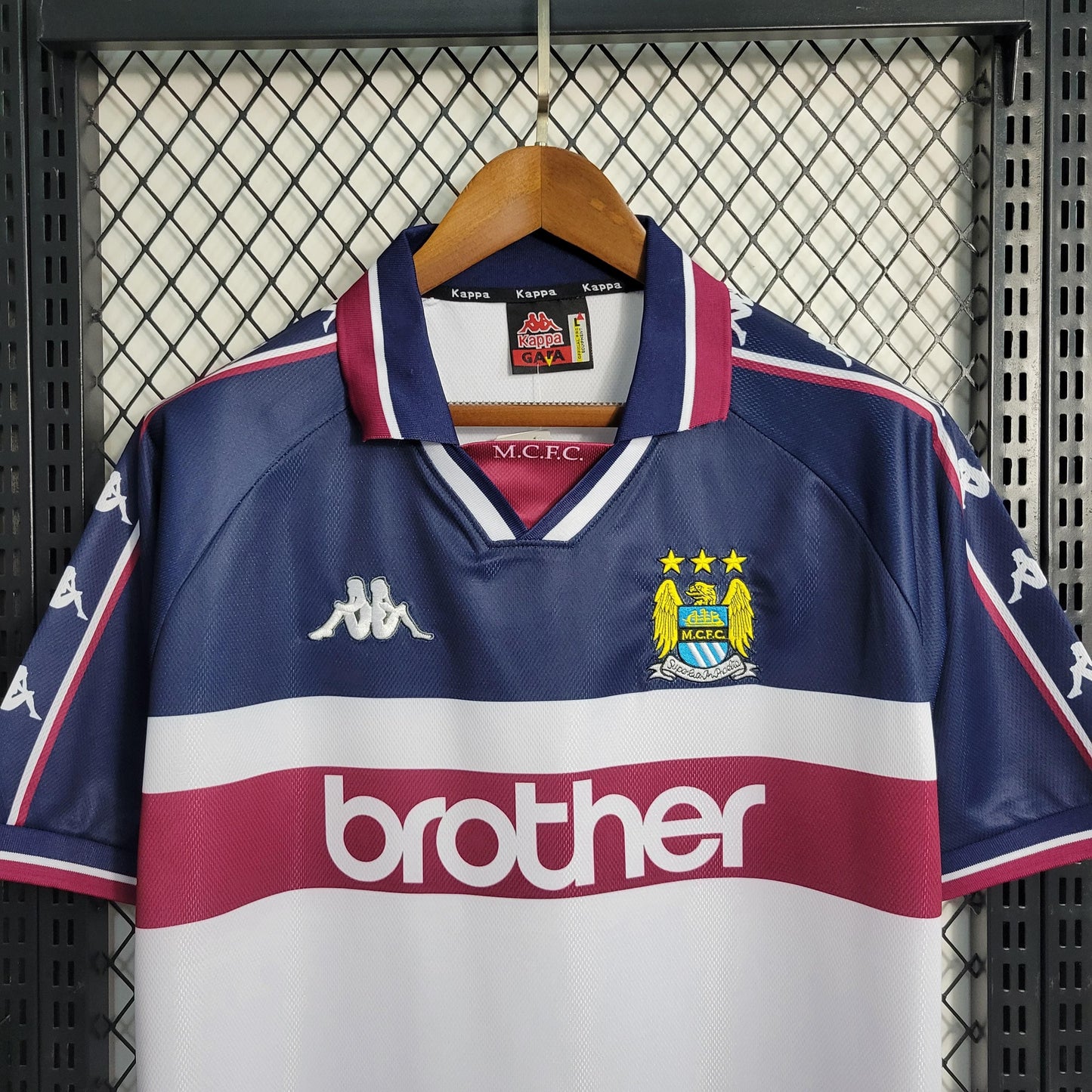 Camisa Manchester City II 97/98 Retrô (Sob encomenda)