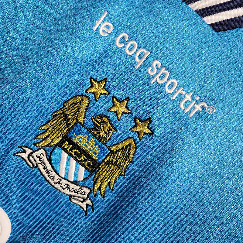 Camisa Manchester City I 99/01 Retrô (Sob encomenda)