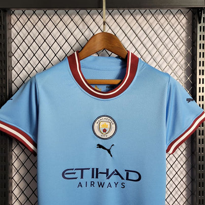 Camisa Manchester City I 22/23 Feminina (Sob encomenda)